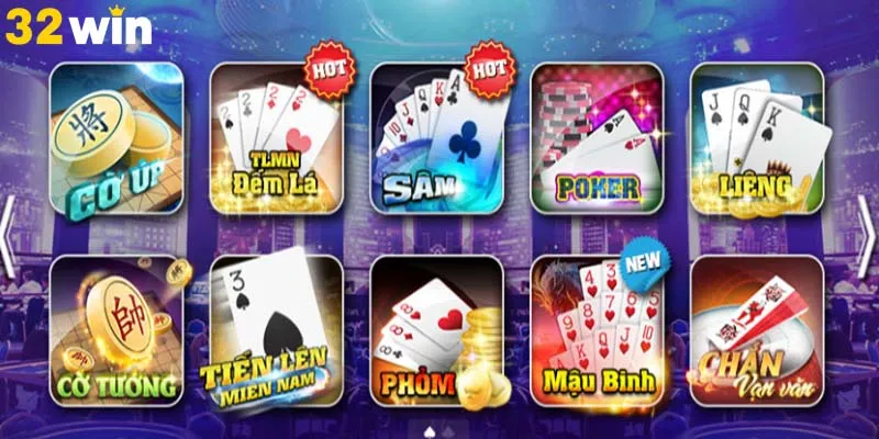 Tha hồ tận hưởng những sản phẩm game bài hấp dẫn